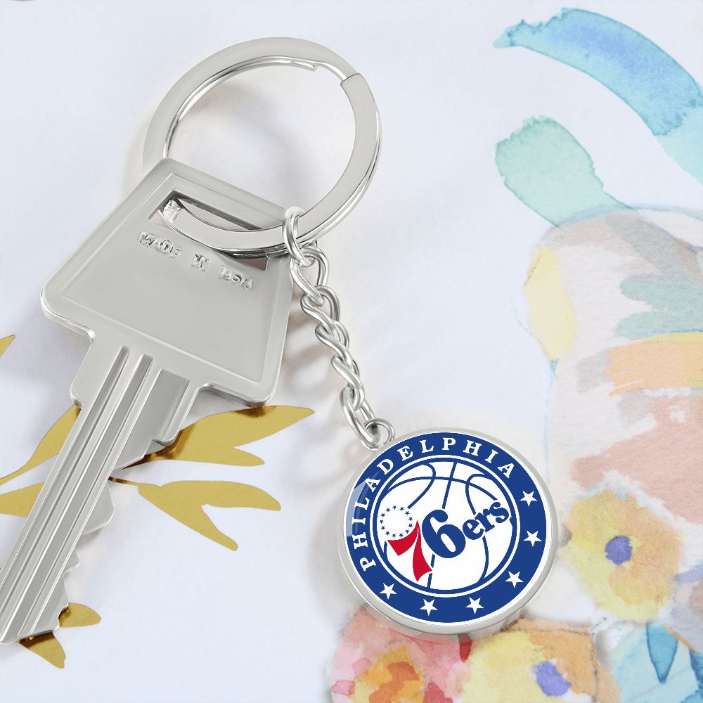 Philadelphia 76ers (Circle Keychain) NBA