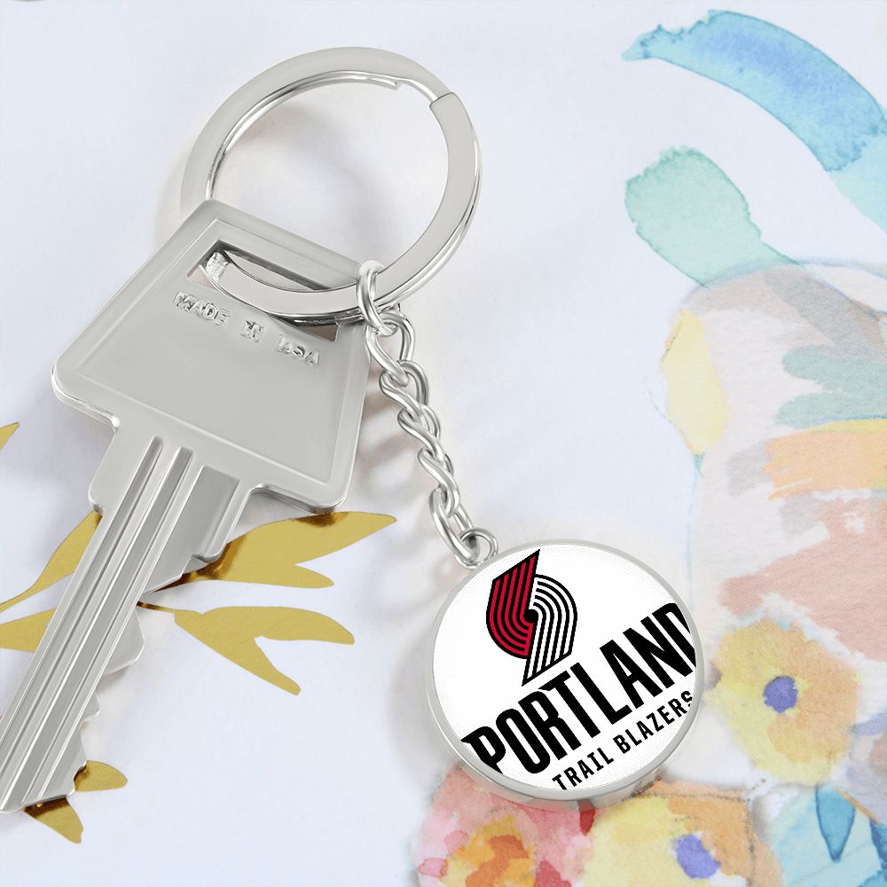 Portland Trail Blazers (Circle Keychain) NBA