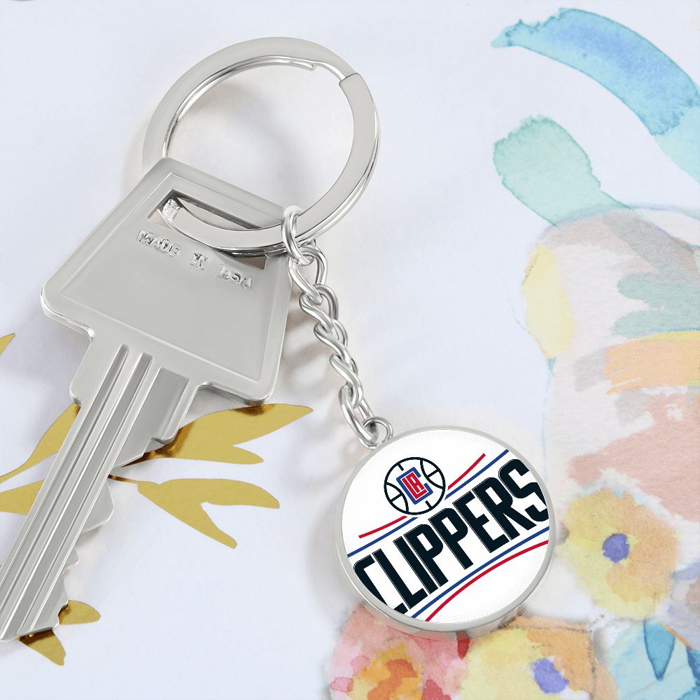 LA Clippers (Circle Keychain) NBA