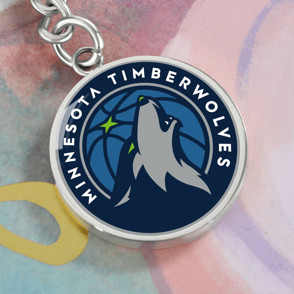 Minnesota Timberwolves (Circle Keychain) NBA