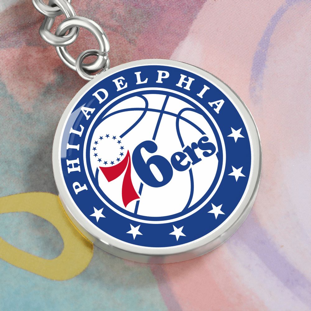 Philadelphia 76ers (Circle Keychain) NBA