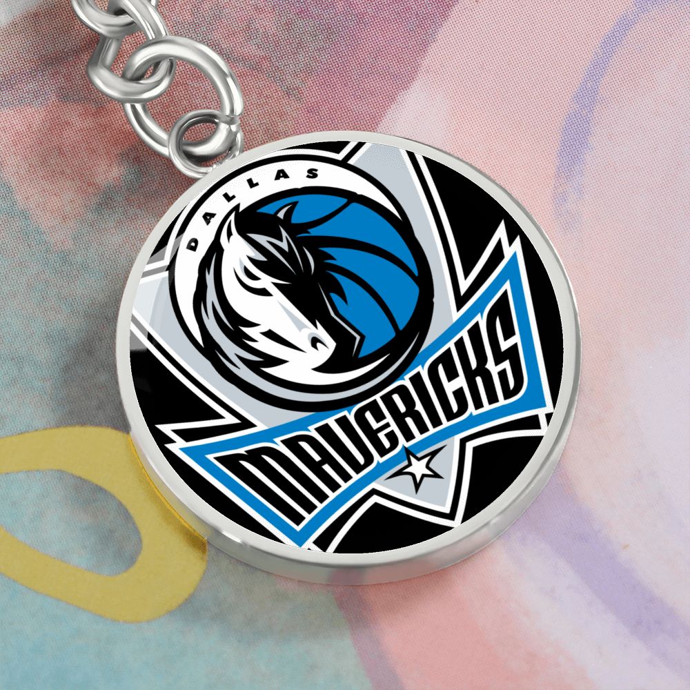 Dallas Mavericks (Circle Keychain) NBA