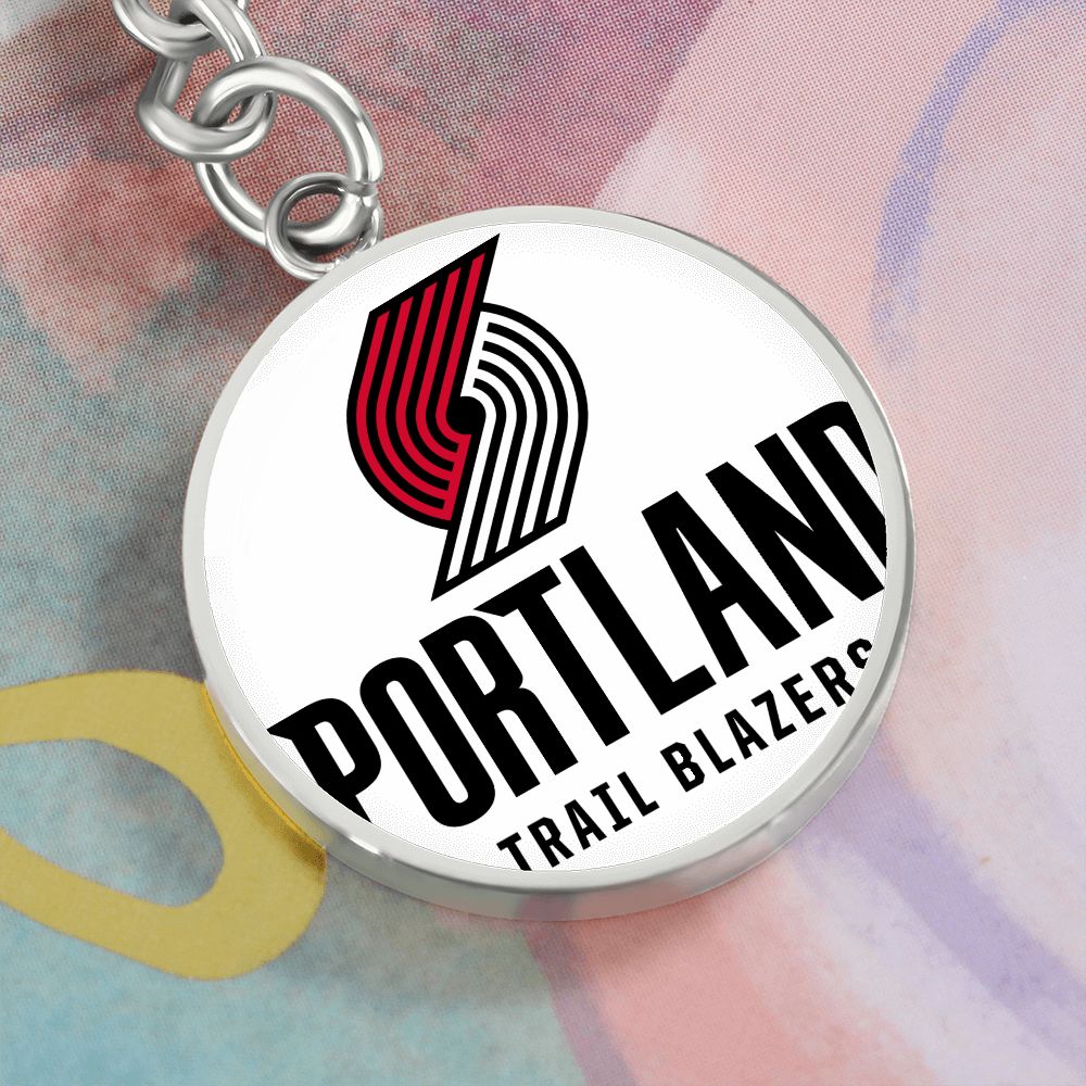 Portland Trail Blazers (Circle Keychain) NBA