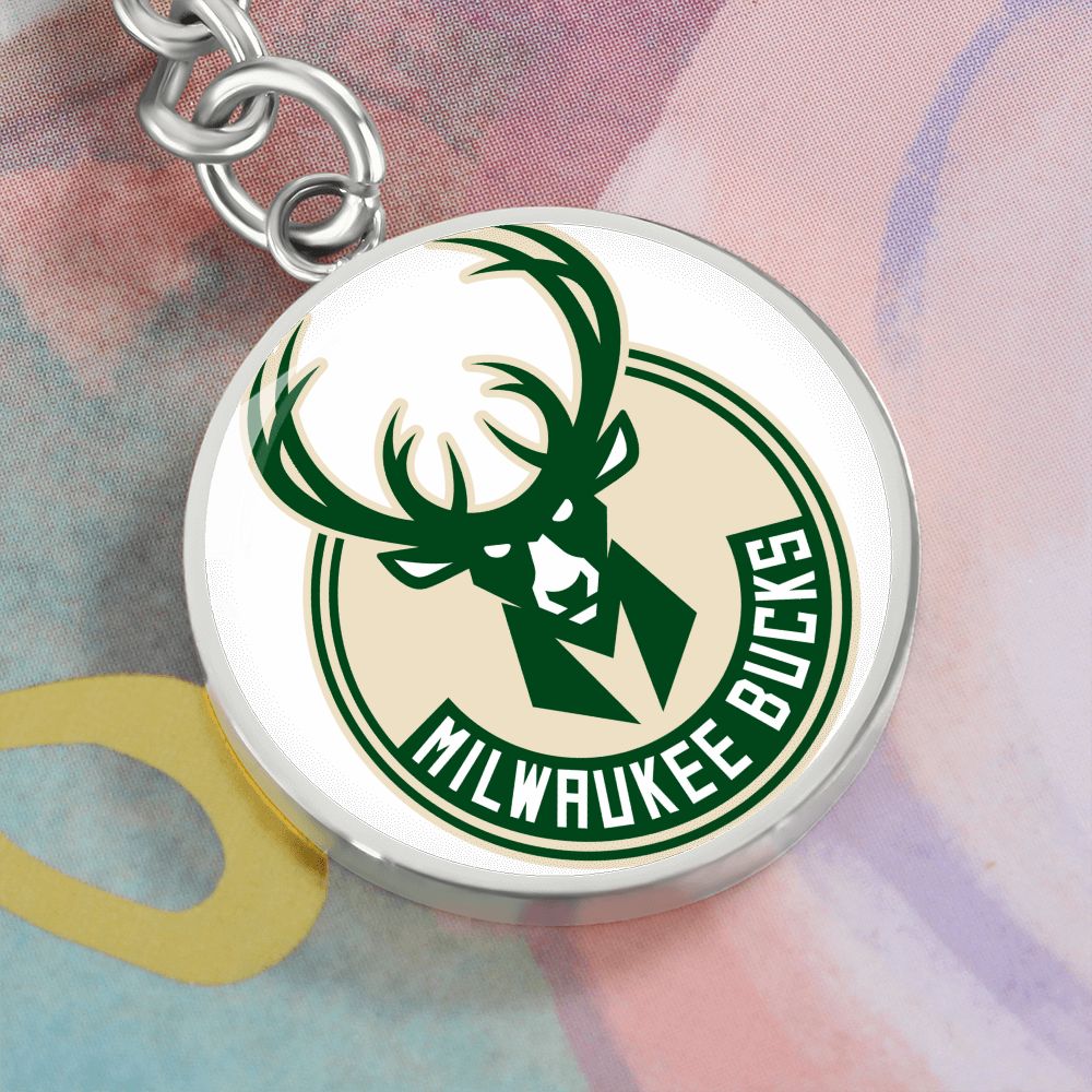 Milwaukee Bucks (Circle Keychain) NBA
