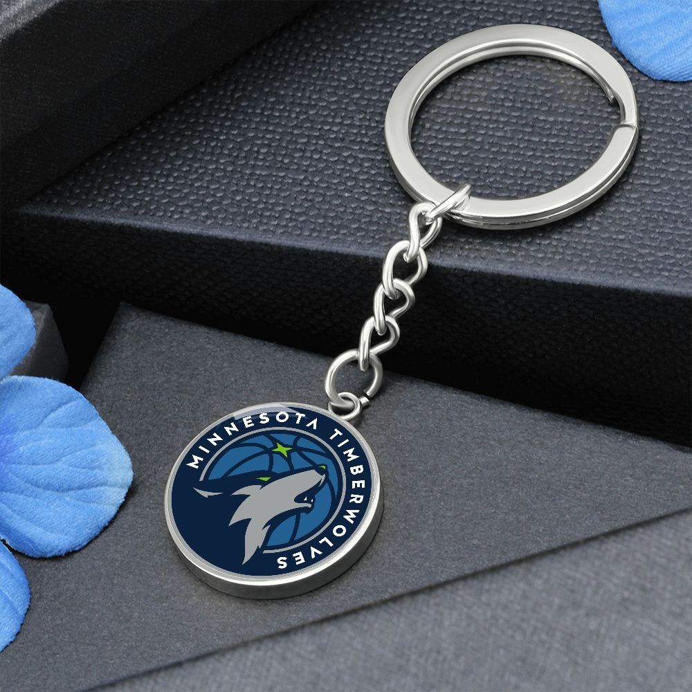 Minnesota Timberwolves (Circle Keychain) NBA