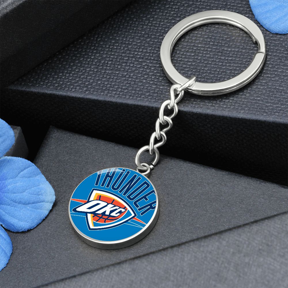 OKC Thunder (Circle Keychain) NBA