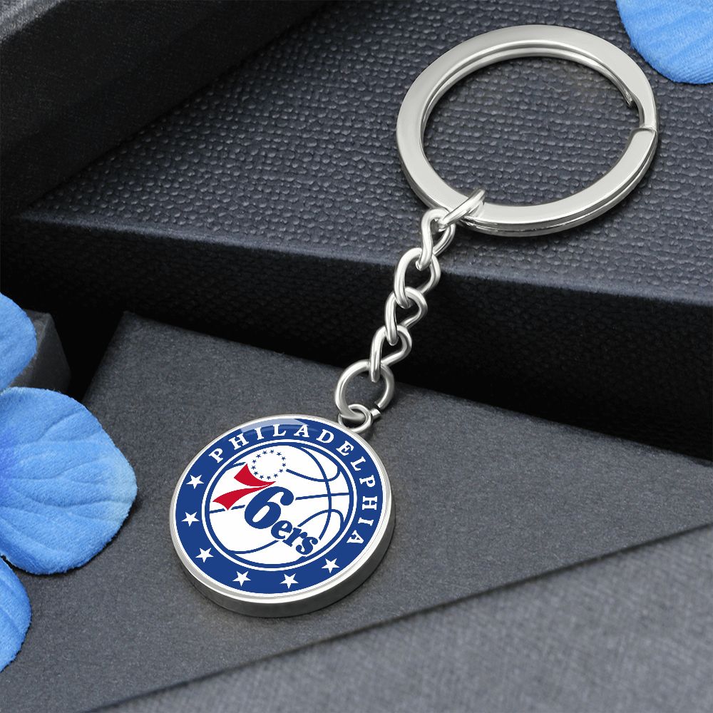 Philadelphia 76ers (Circle Keychain) NBA