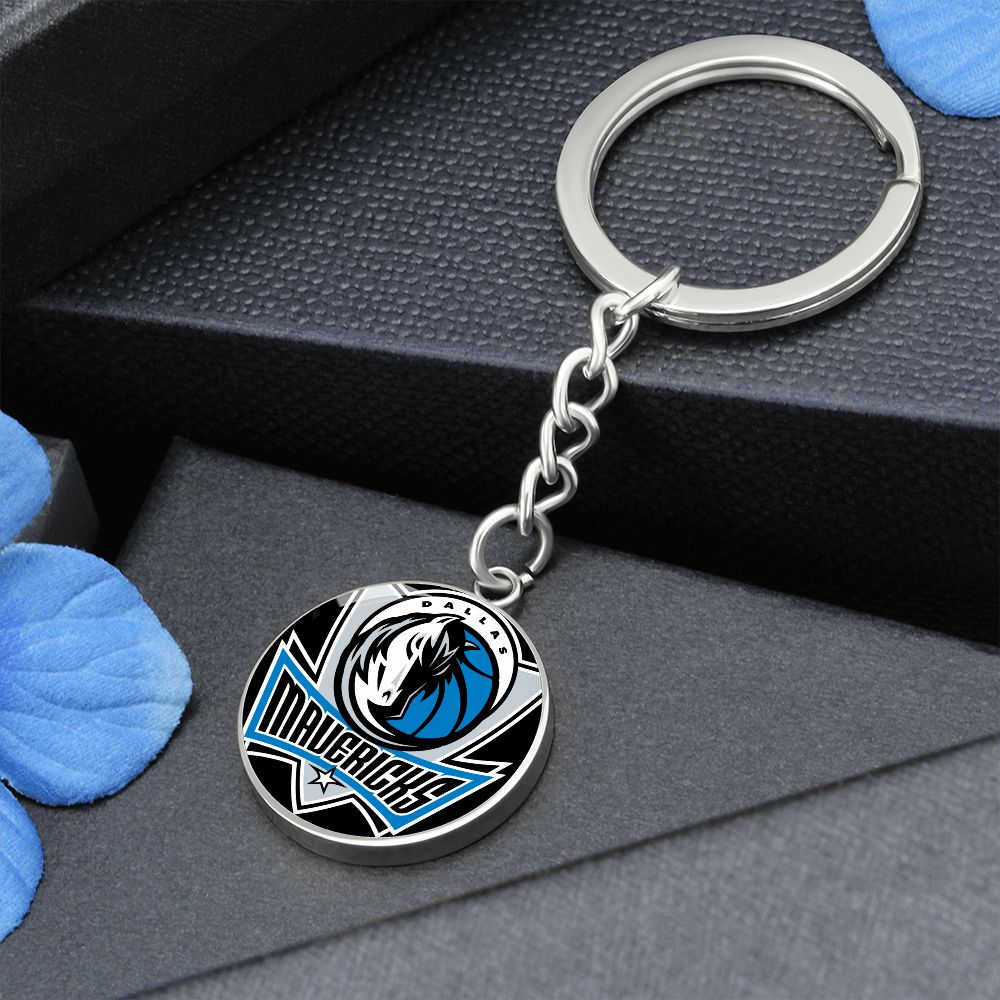 Dallas Mavericks (Circle Keychain) NBA