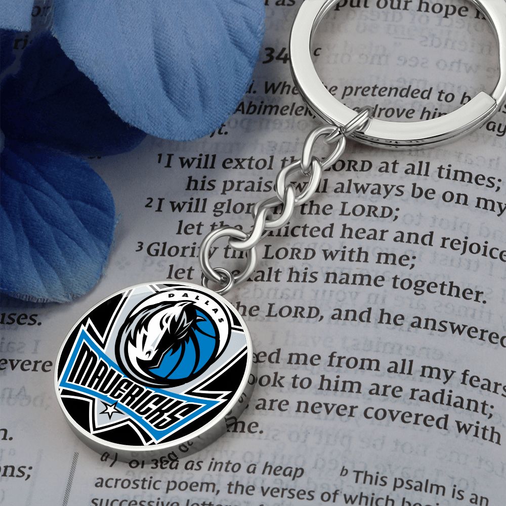 Dallas Mavericks (Circle Keychain) NBA