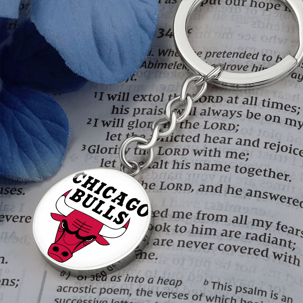 Chicago Bulls (Circle Keychain)