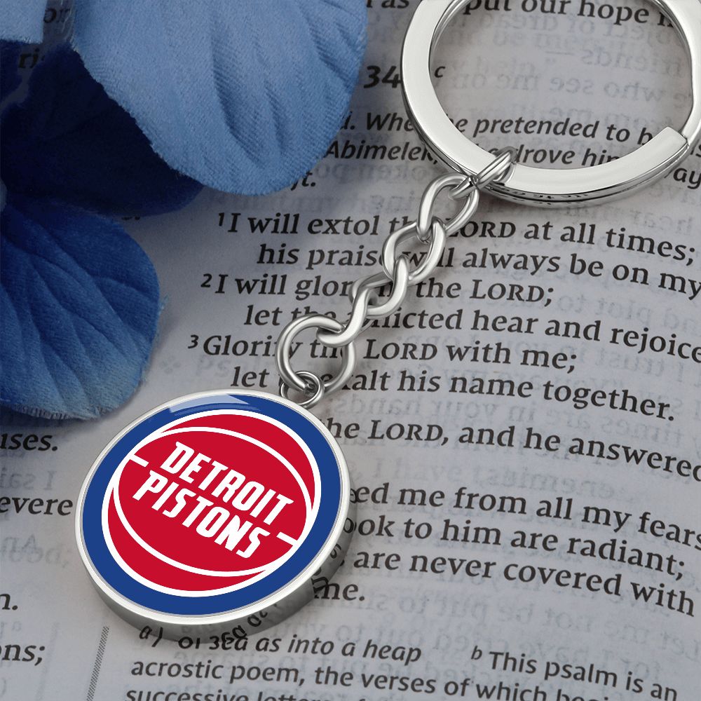 Detroit Pistons (Circle Keychain) NBA