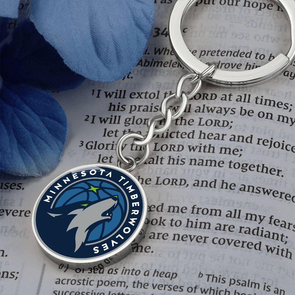 Minnesota Timberwolves (Circle Keychain) NBA