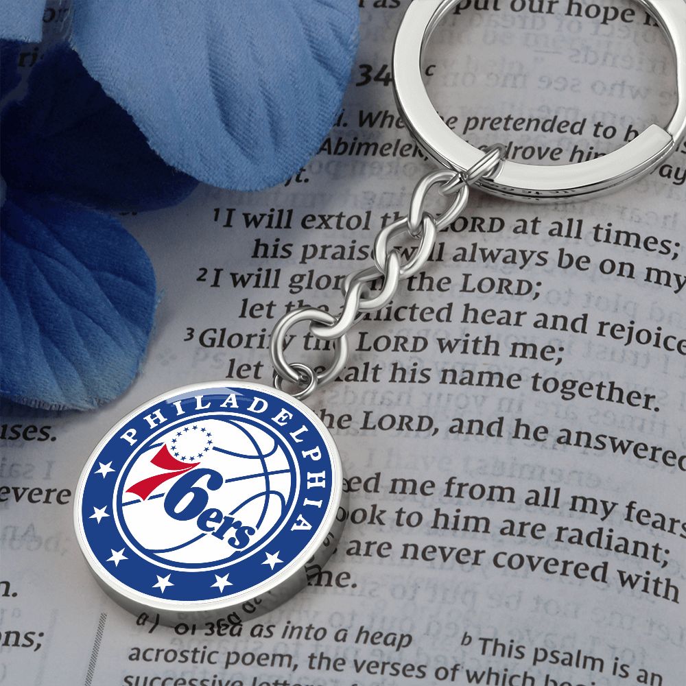 Philadelphia 76ers (Circle Keychain) NBA