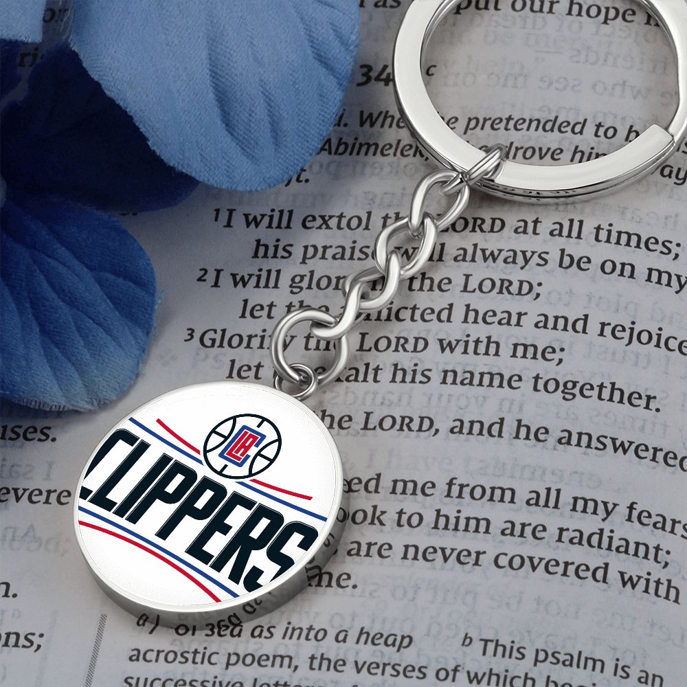 LA Clippers (Circle Keychain) NBA