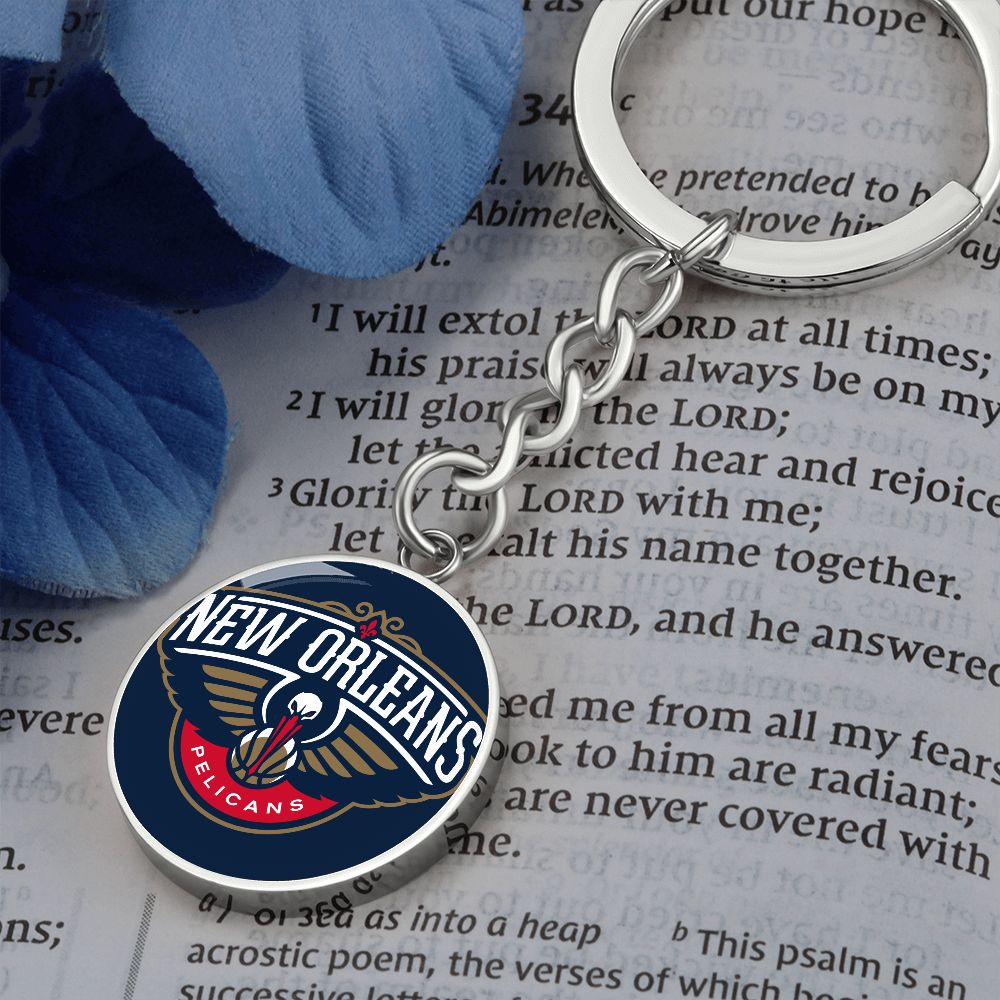 New Orleans Pelicans (Circle keychain) NBA