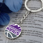 Sacramento Kings (Circle Keychain) NBA