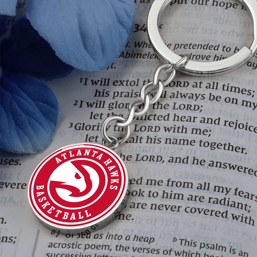 Atlanta Hawks (Circle Key Chain) NBA