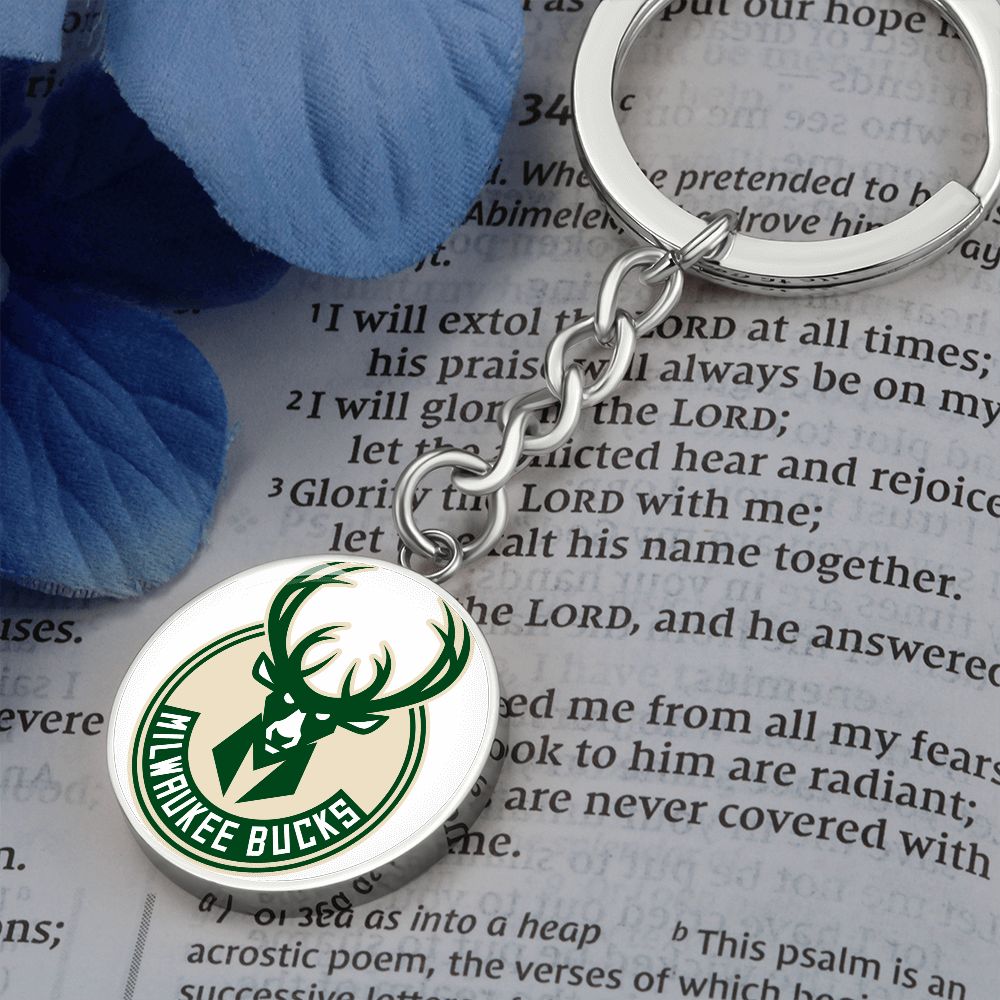 Milwaukee Bucks (Circle Keychain) NBA