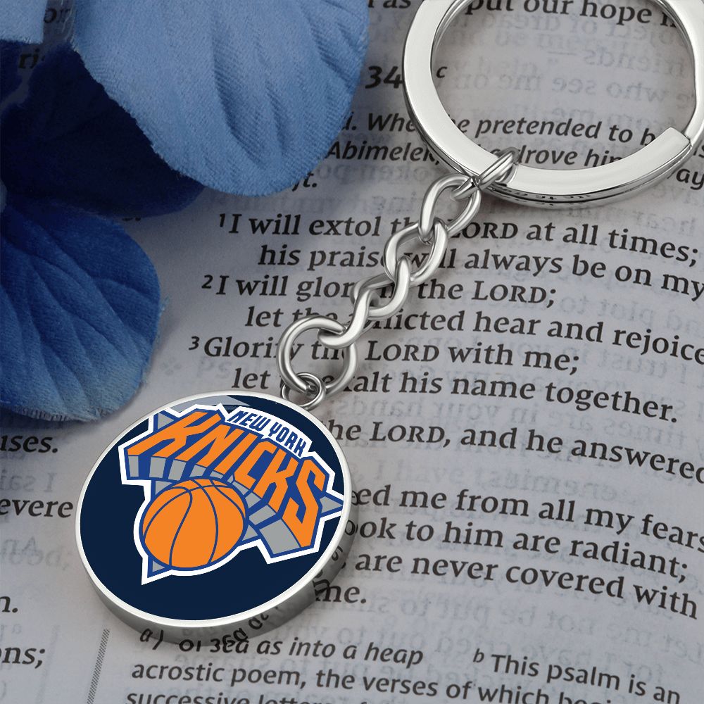 New York Knicks (Circle Keychain) NBA