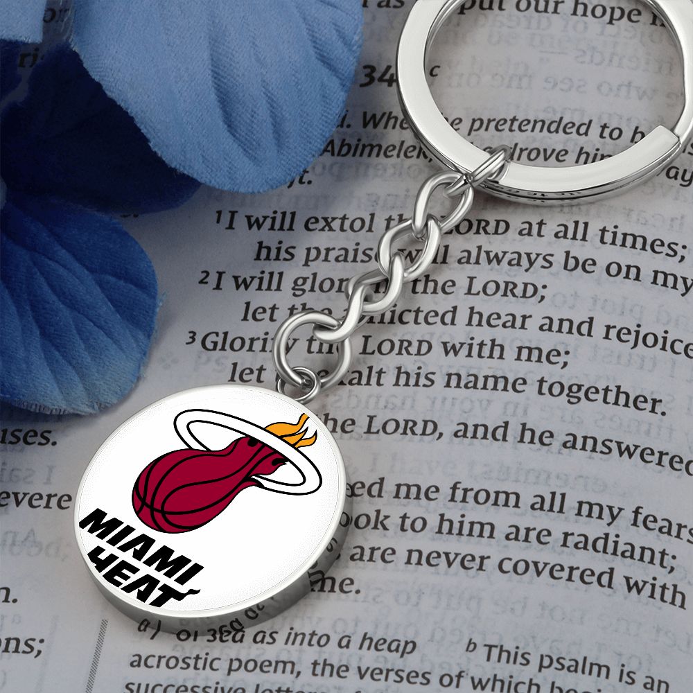 Miami Heat (Circle Keychain) NBA