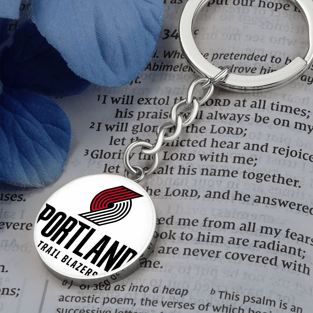 Portland Trail Blazers (Circle Keychain) NBA
