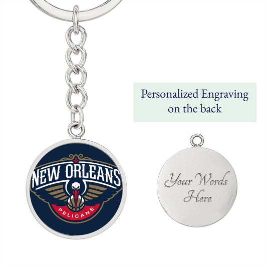 New Orleans Pelicans (Circle keychain) NBA