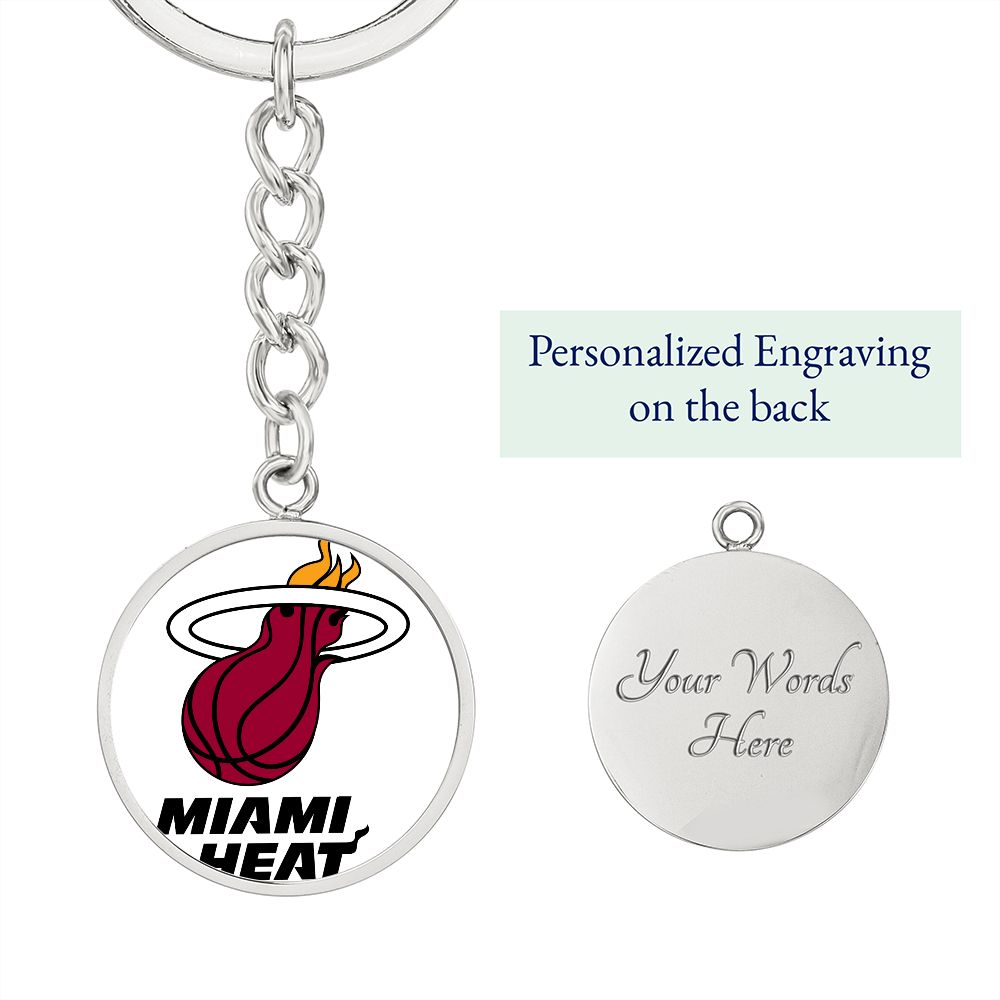 Miami Heat (Circle Keychain) NBA