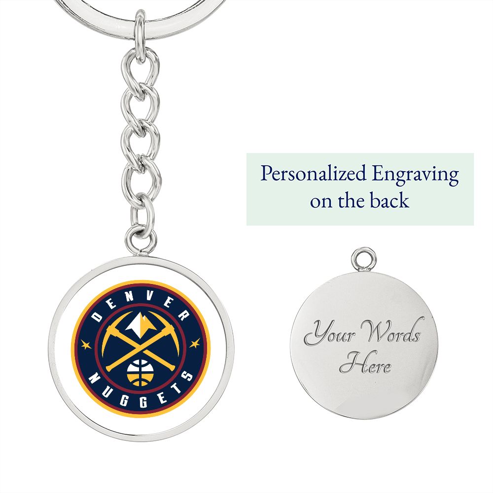 Denver Nuggets (Circle Keychain) NBA