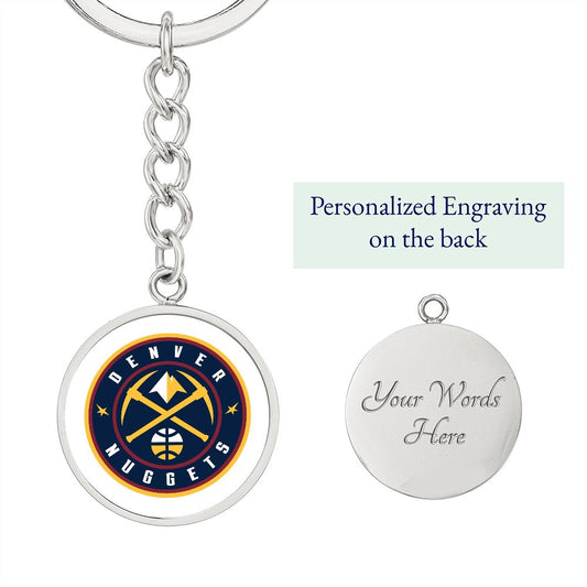 Denver Nuggets (Circle Keychain) NBA