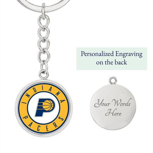 Indiana Pacers (Circle Keychain) NBA