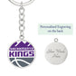 Sacramento Kings (Circle Keychain) NBA
