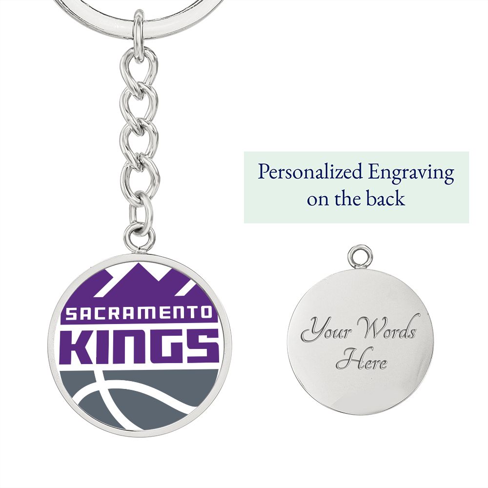 Sacramento Kings (Circle Keychain) NBA
