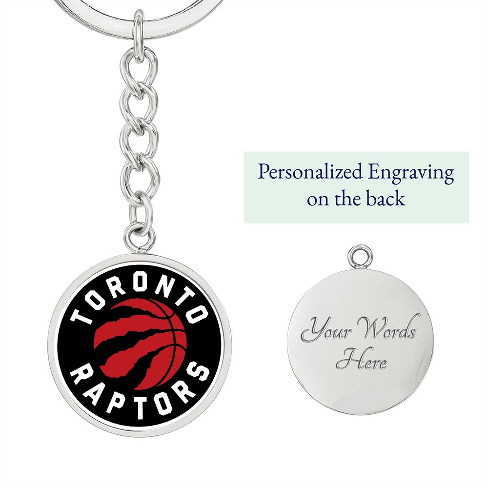 Toronto Raptors (Circle Keychain) NBA