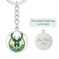 Milwaukee Bucks (Circle Keychain) NBA