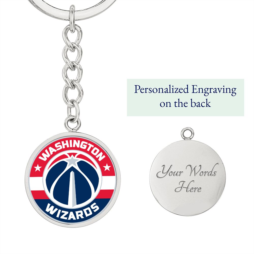 Washington Wizards (Circle Keychain) NBA