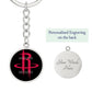 Houston Rockets (Circle Keychain) NBA