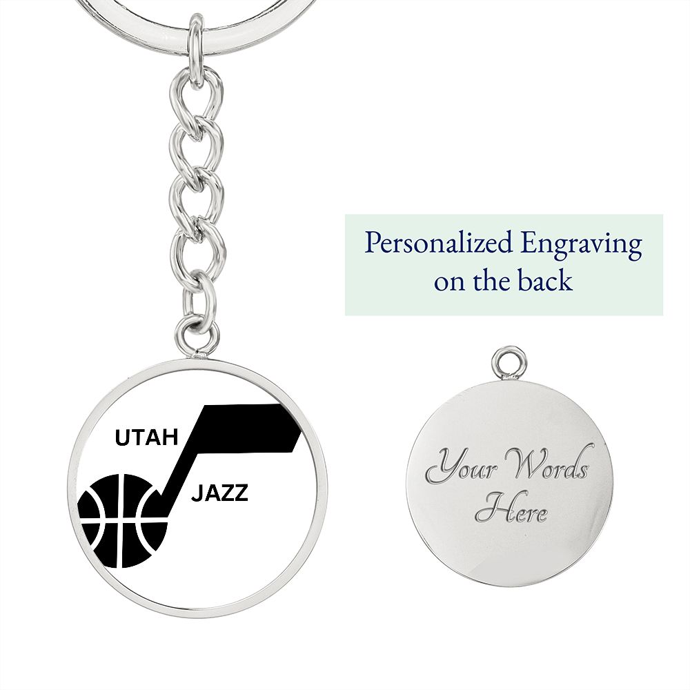 Utah Jazz (Circle Keychain) NBA