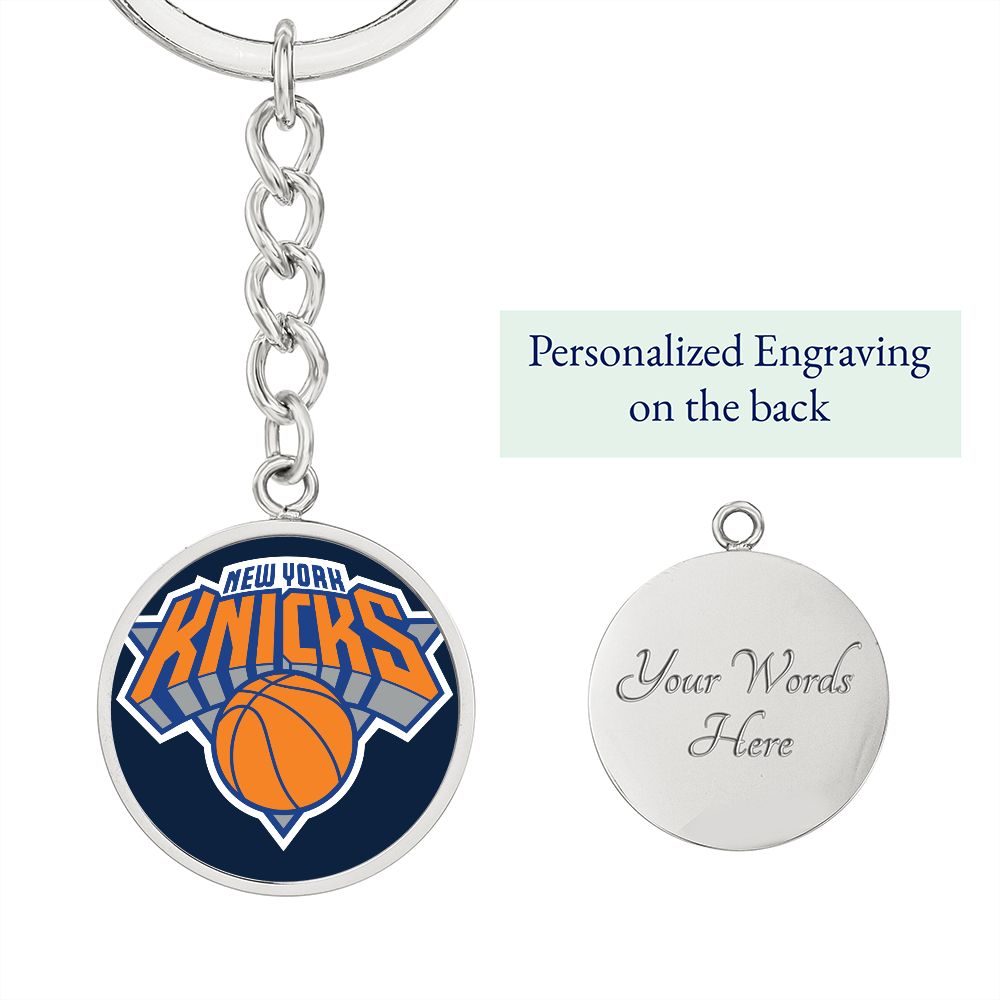 New York Knicks (Circle Keychain) NBA