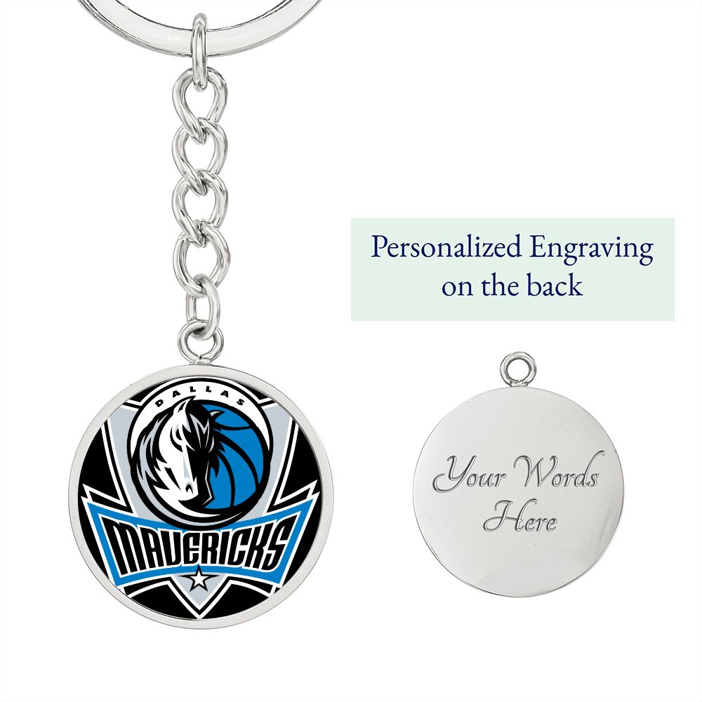 Dallas Mavericks (Circle Keychain) NBA
