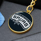 San Antonio Spurs (Circle Keychain) NBA