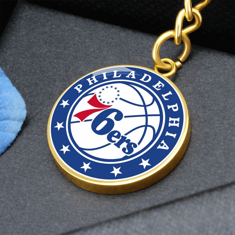 Philadelphia 76ers (Circle Keychain) NBA