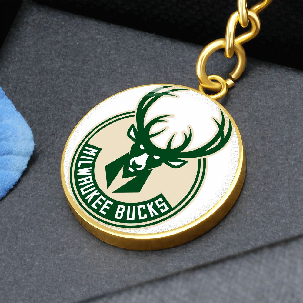 Milwaukee Bucks (Circle Keychain) NBA