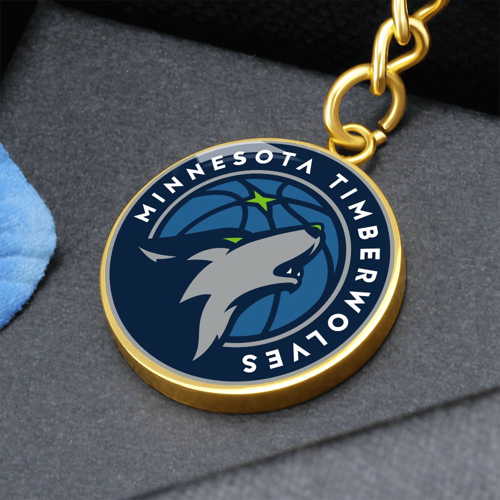 Minnesota Timberwolves (Circle Keychain) NBA