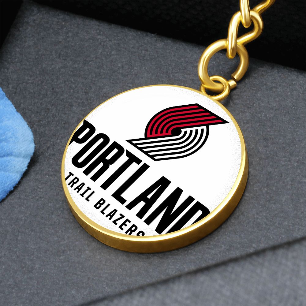Portland Trail Blazers (Circle Keychain) NBA