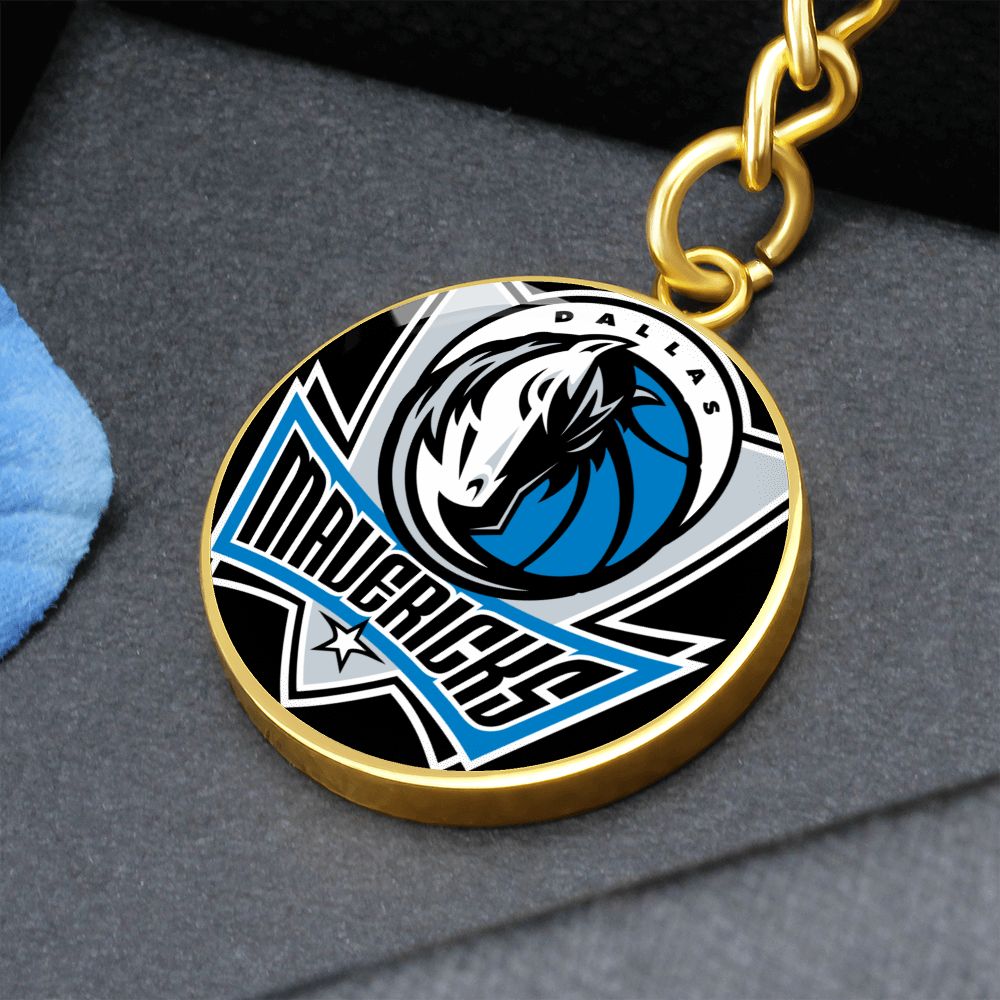 Dallas Mavericks (Circle Keychain) NBA