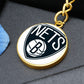 Brooklyn Nets (Circle Keychain)