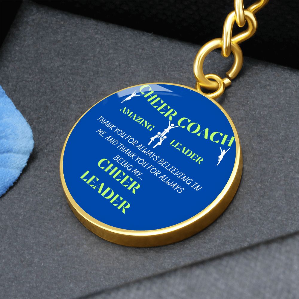 Cheer Coach (Circle Key Chain)