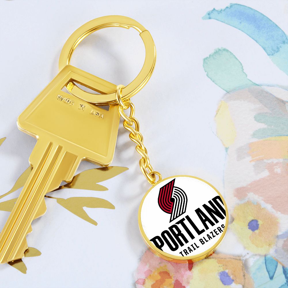 Portland Trail Blazers (Circle Keychain) NBA