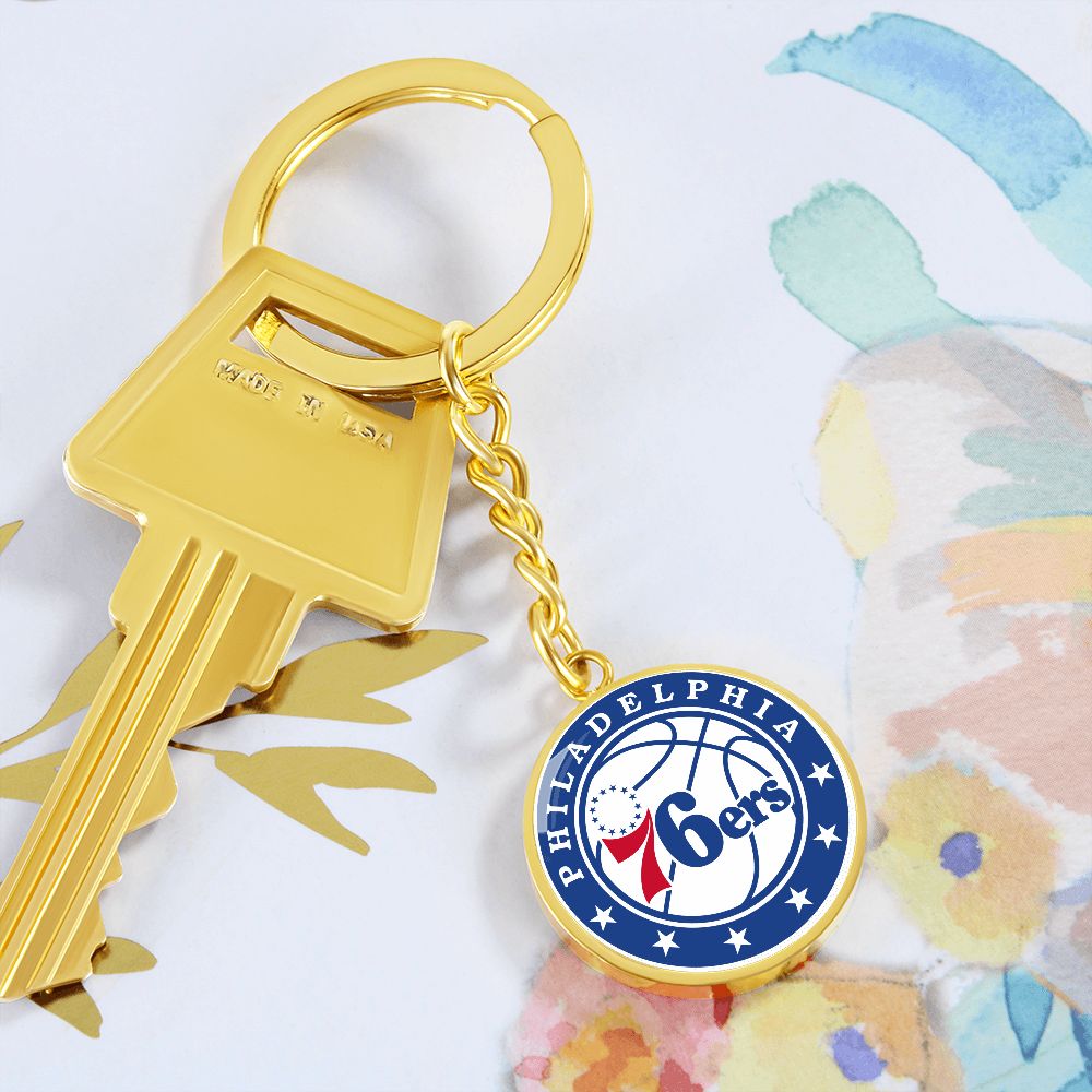 Philadelphia 76ers (Circle Keychain) NBA
