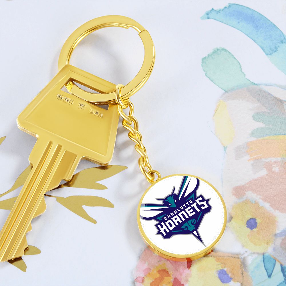 Charlotte Hornets (Circle Keychain)